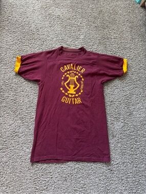Vintage Fort Caroline Shirt Mens Medium Maroon Spirit-T Stedman Jersey T 70s 80s